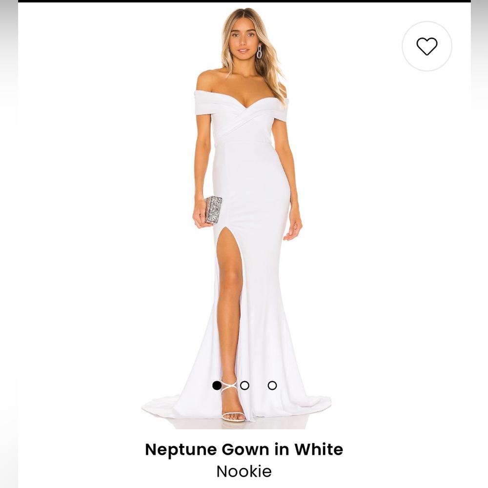Revolve white gown
